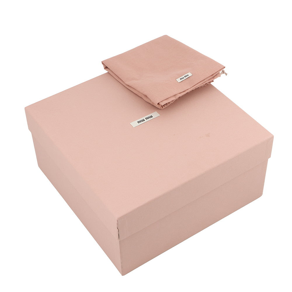 MIUMIU Handbag Brown5BA295 suede