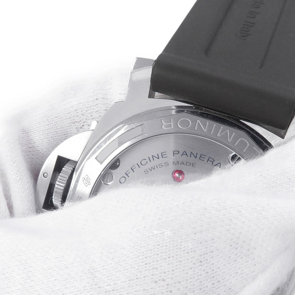 PANERAI Luminor Destro Otto Giorni W44mm Stainless Steel Cowchuck Black DialPAM01655
