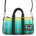 LOUIS VUITTON Keepall Green/YellowM59949 Damier stripe Size XS