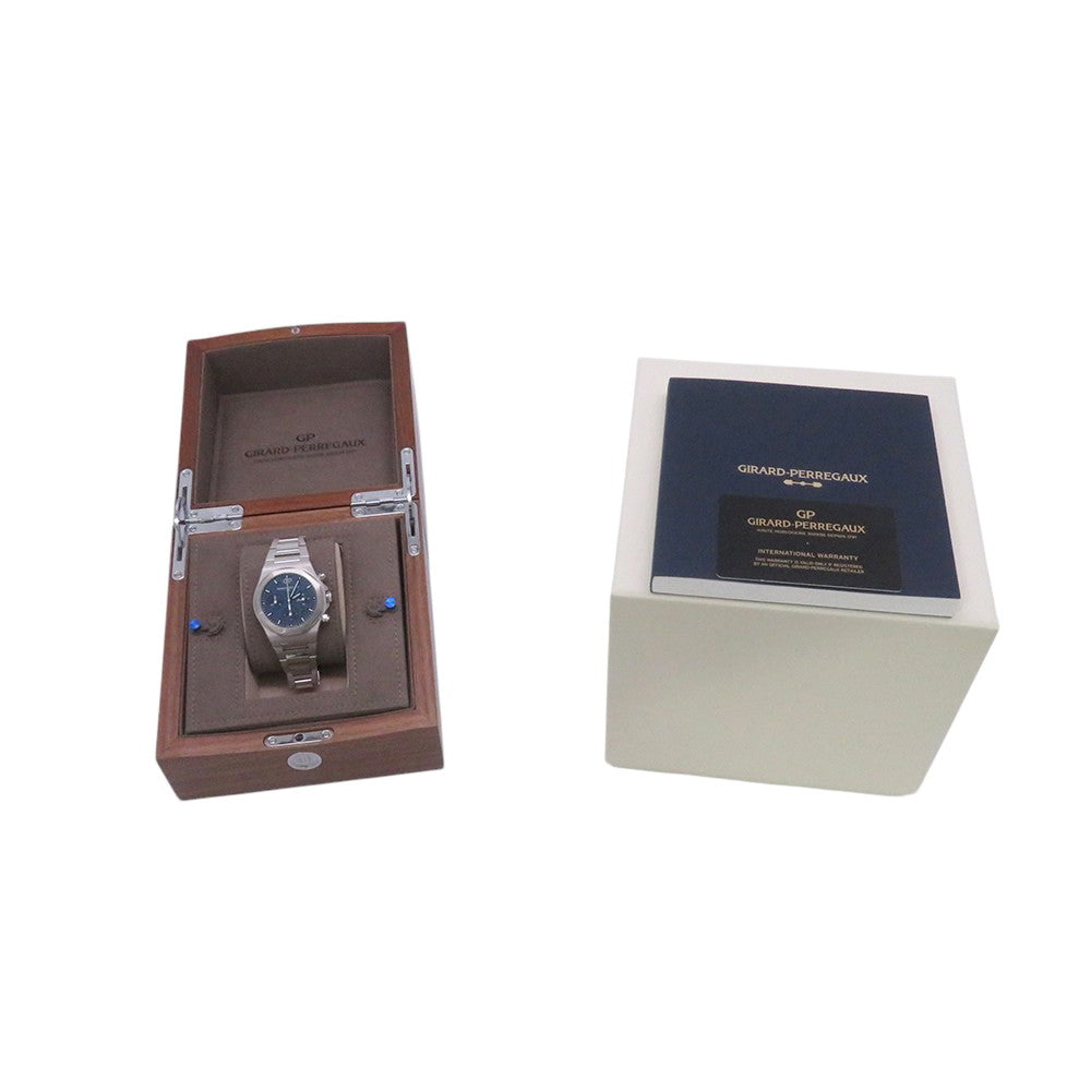 GIRARD-PERREGAUX Laureato Chronograph W42mm Stainless Steel Blue Dial81020-11-431-11A