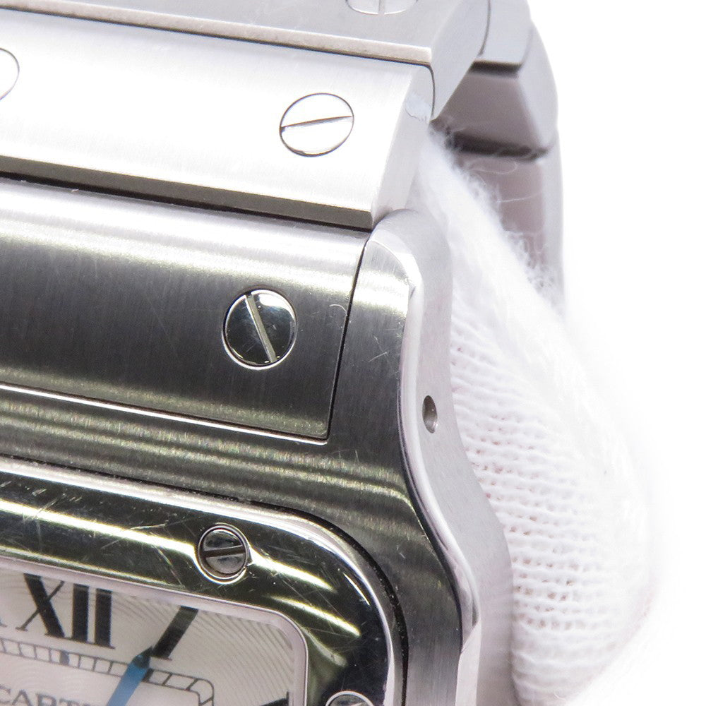 CARTIER Santos Garbe H40mm×W29mm Stainless Steel Silver DialW20055D6