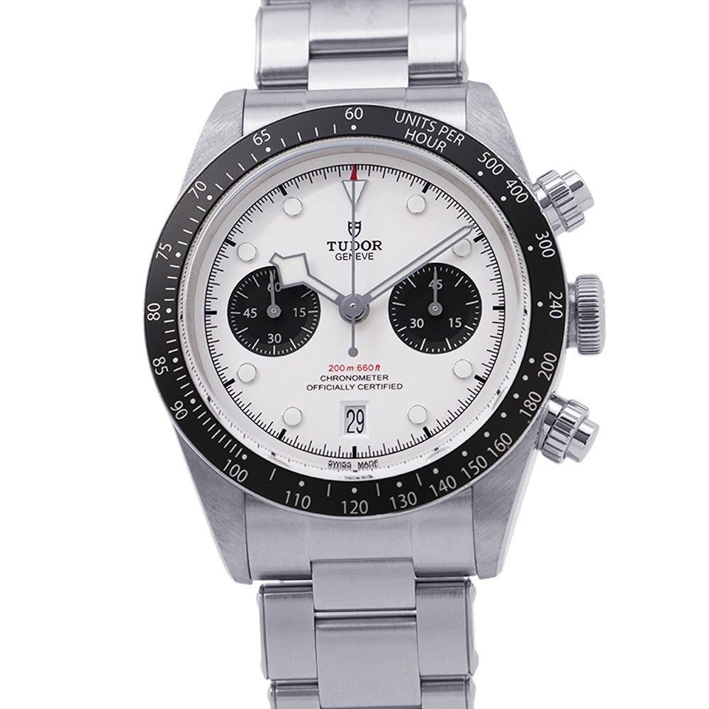 TUDOR Black Bay Chrono W41mm Stainless Steel White Dial79360N