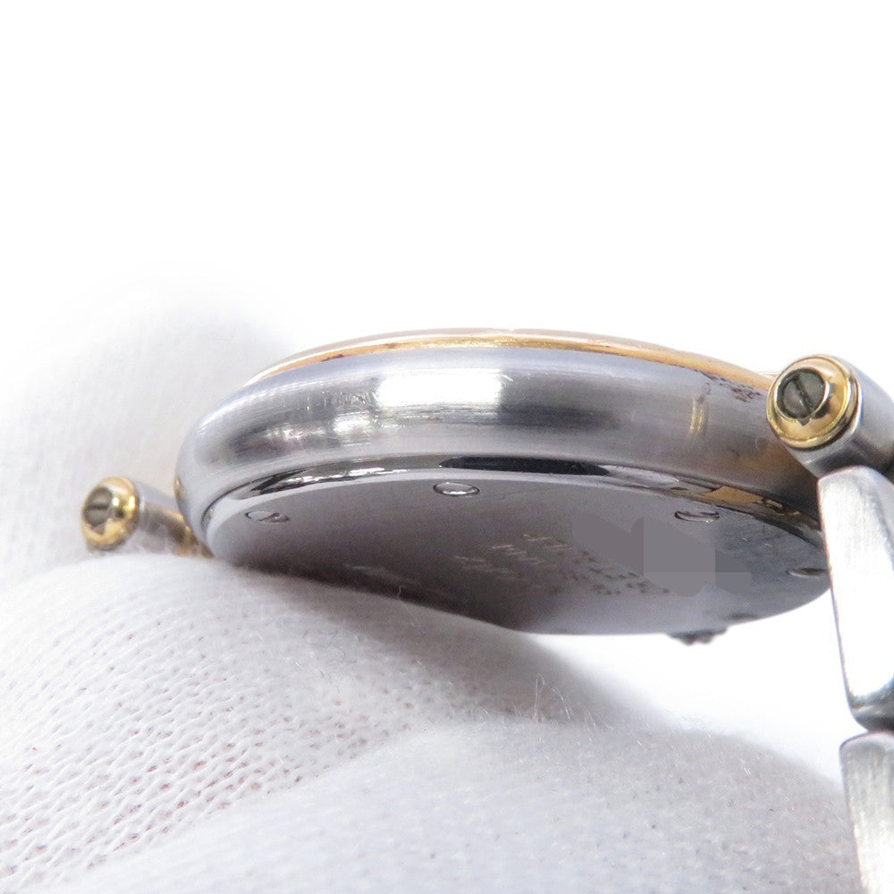 CARTIER PANTHERE Vendome SM W24mm Stainless Steel K18YG Ivory DialW25030B6