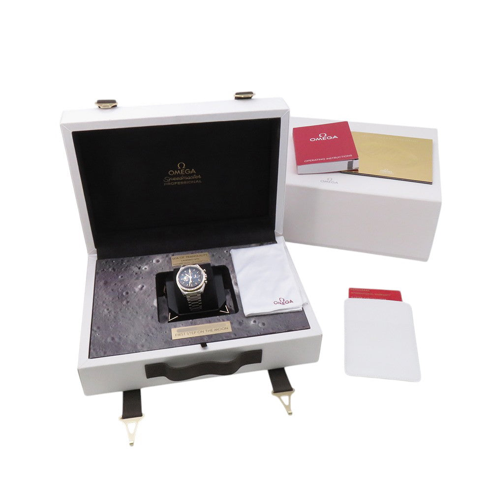 OMEGA Speedmaster Moonwatch Apollo11 50th Anniversary Limited to 6969 pieces W42mm Stainless Steel Black Dial310.20.42.50.01.001