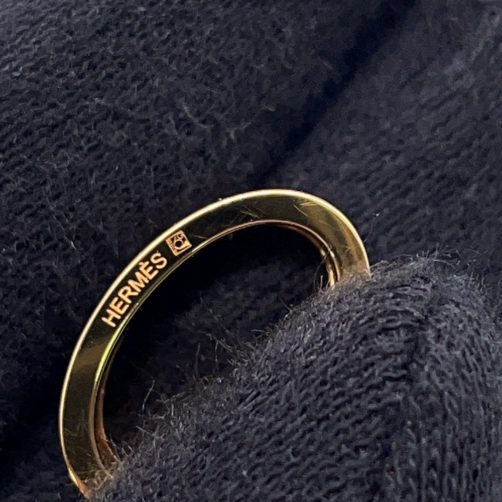 HERMES Pop Ash Ear Cuff New Gold Gold Plated Lacquer