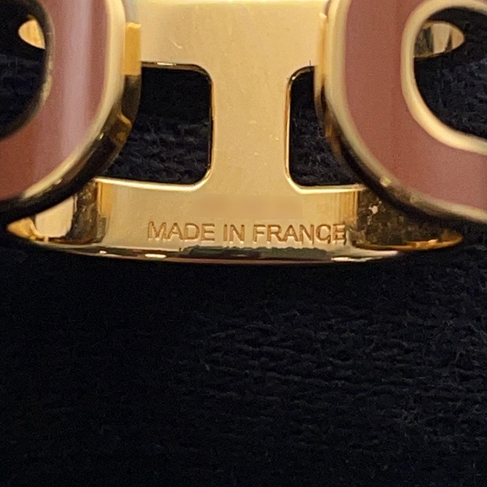 HERMES Pop Ash Ear Cuff New Gold Gold Plated Lacquer
