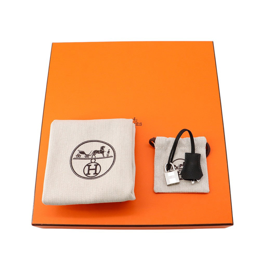 HERMES Bolide Messenger Black Togo Leather