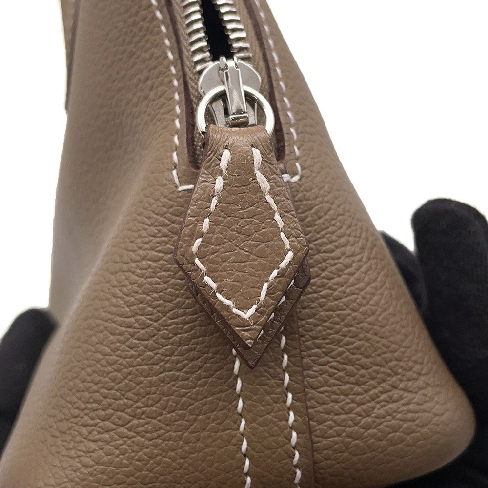 HERMES Bolide 1923 Etoupe Evercolor Size Mini