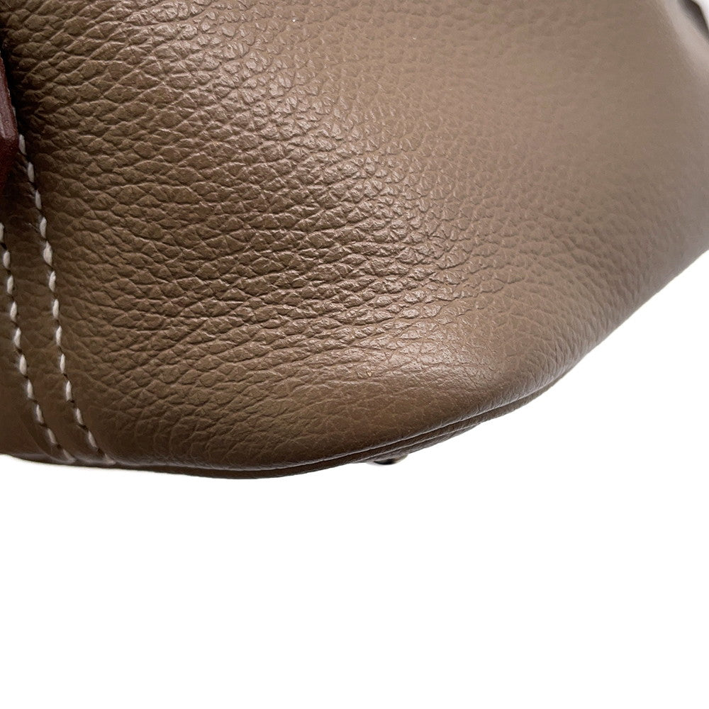 HERMES Bolide 1923 Etoupe Evercolor Size Mini