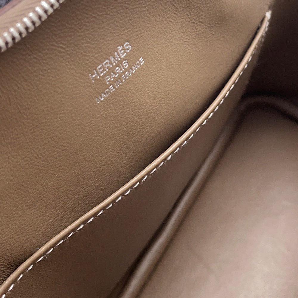 HERMES Bolide 1923 Etoupe Evercolor Size Mini