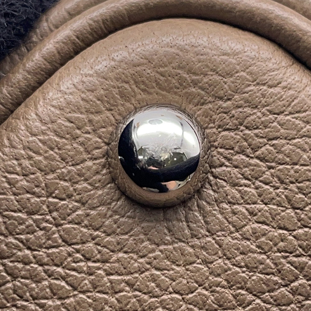 HERMES Bolide 1923 Etoupe Evercolor Size Mini