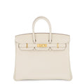 HERMES Birkin Craie Togo Leather Size 25