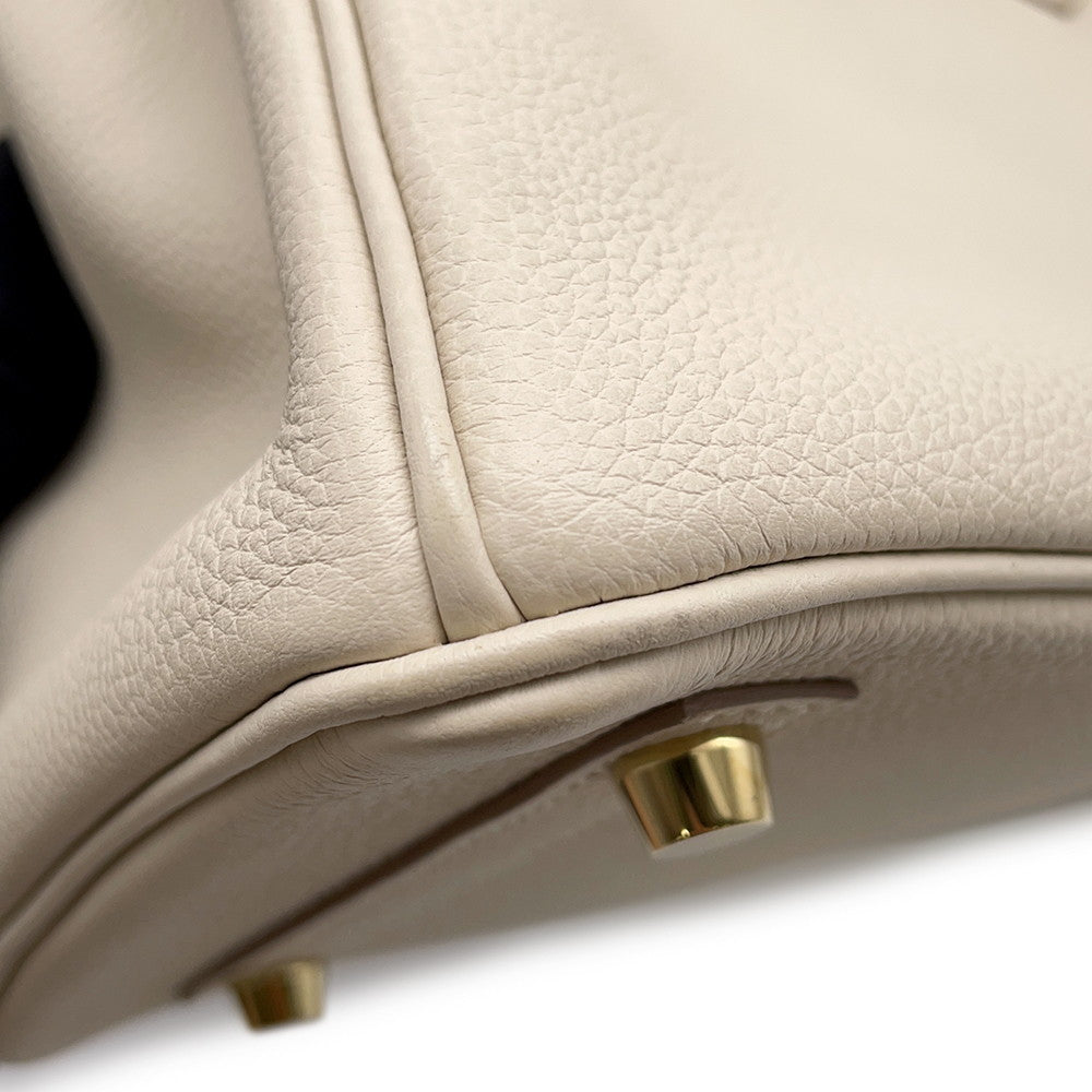 HERMES Birkin Craie Togo Leather Size 25