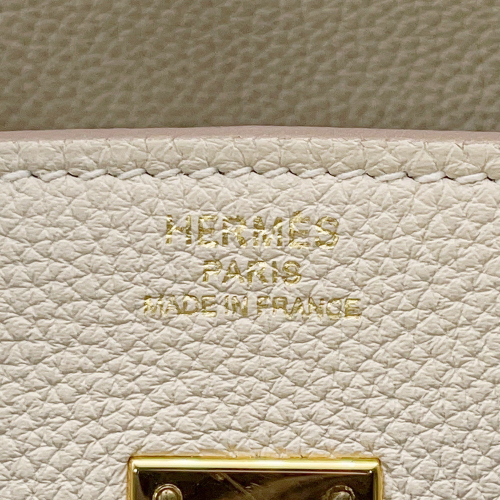 HERMES Birkin Craie Togo Leather Size 25