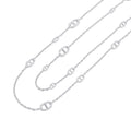 HERMES Chaine d'Ancre Farandole Necklace Size 120 SV925