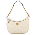 GUCCI GG Marmont ChainShoulder Bag Ivory777263 Leather Size Small