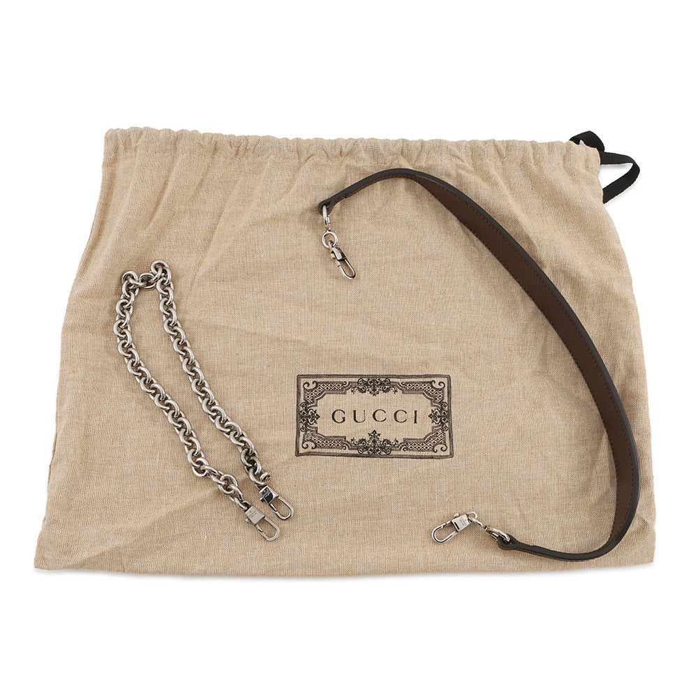 GUCCI Horsebit 2WAYShoulder Bag Beige764339 GG Canvas Leather