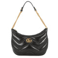 GUCCI GG Marmont ChainShoulder Bag Black777263 Leather Size Small