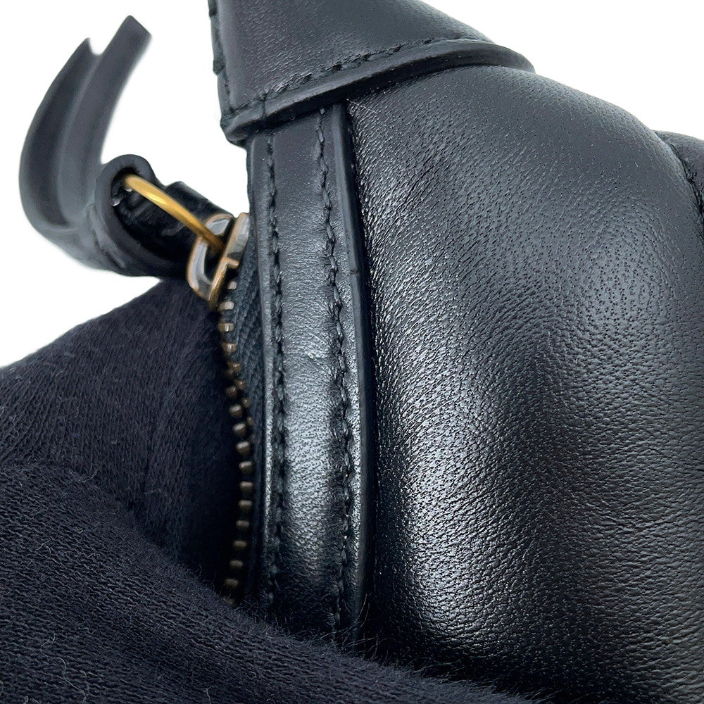 GUCCI GG Marmont ChainShoulder Bag Black777263 Leather Size Small