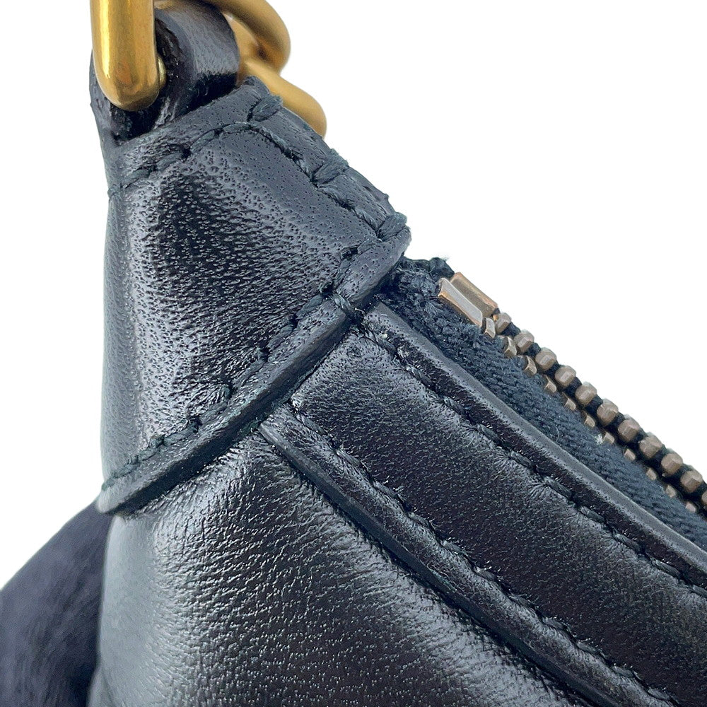 GUCCI GG Marmont ChainShoulder Bag Black777263 Leather Size Small