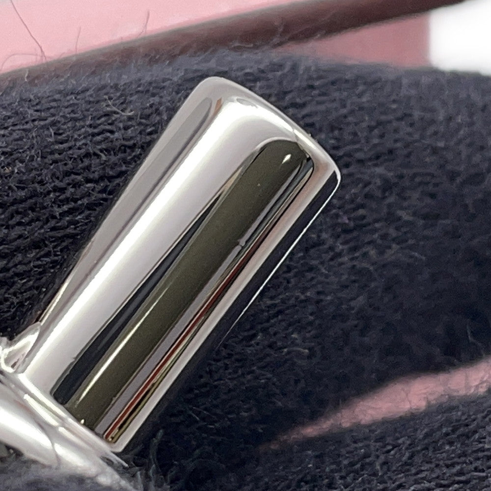 HERMES Glenan Compact Wallet Rose Sakura Swift Leather
