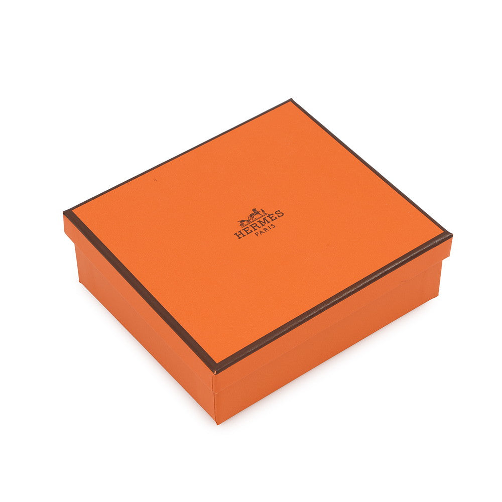 HERMES Glenan Compact Wallet Rose Sakura Swift Leather
