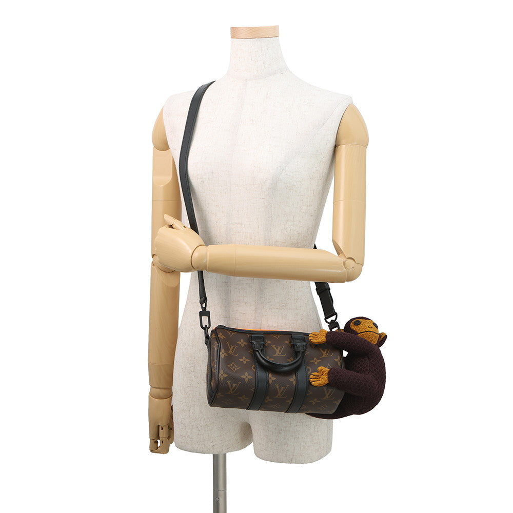 LOUIS VUITTON LV Friend Monkey Keepall BrownM80118 Monogram Size XS