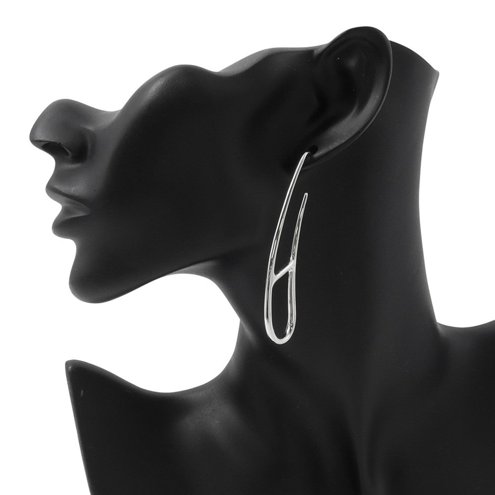 HERMES Chaine d'Ancre Twist Punk Earrings SV925
