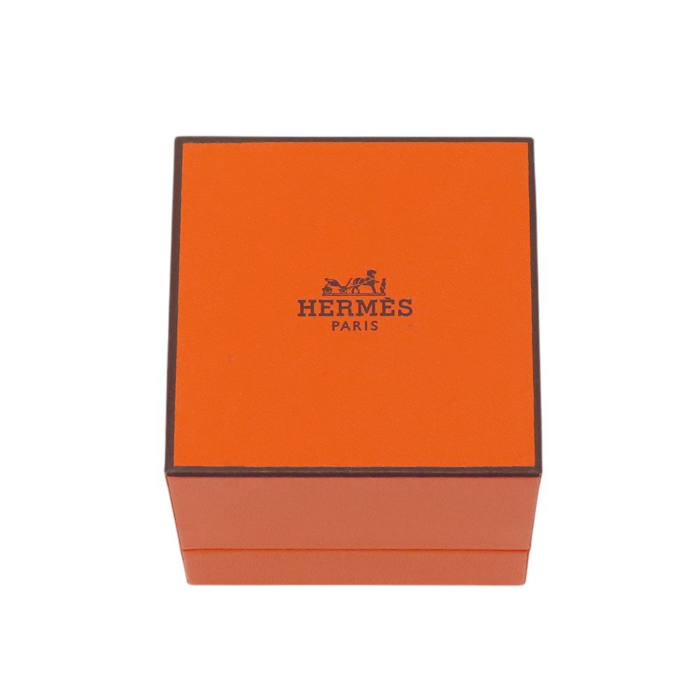 HERMES Clou de H Double Round Ring Size 56/#16 SV925