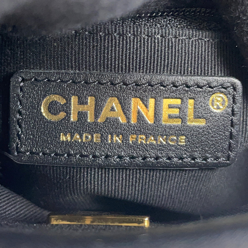 CHANEL Top handle ChainShoulder White/Black/MulticolorAS3652 Tweed Lambskin