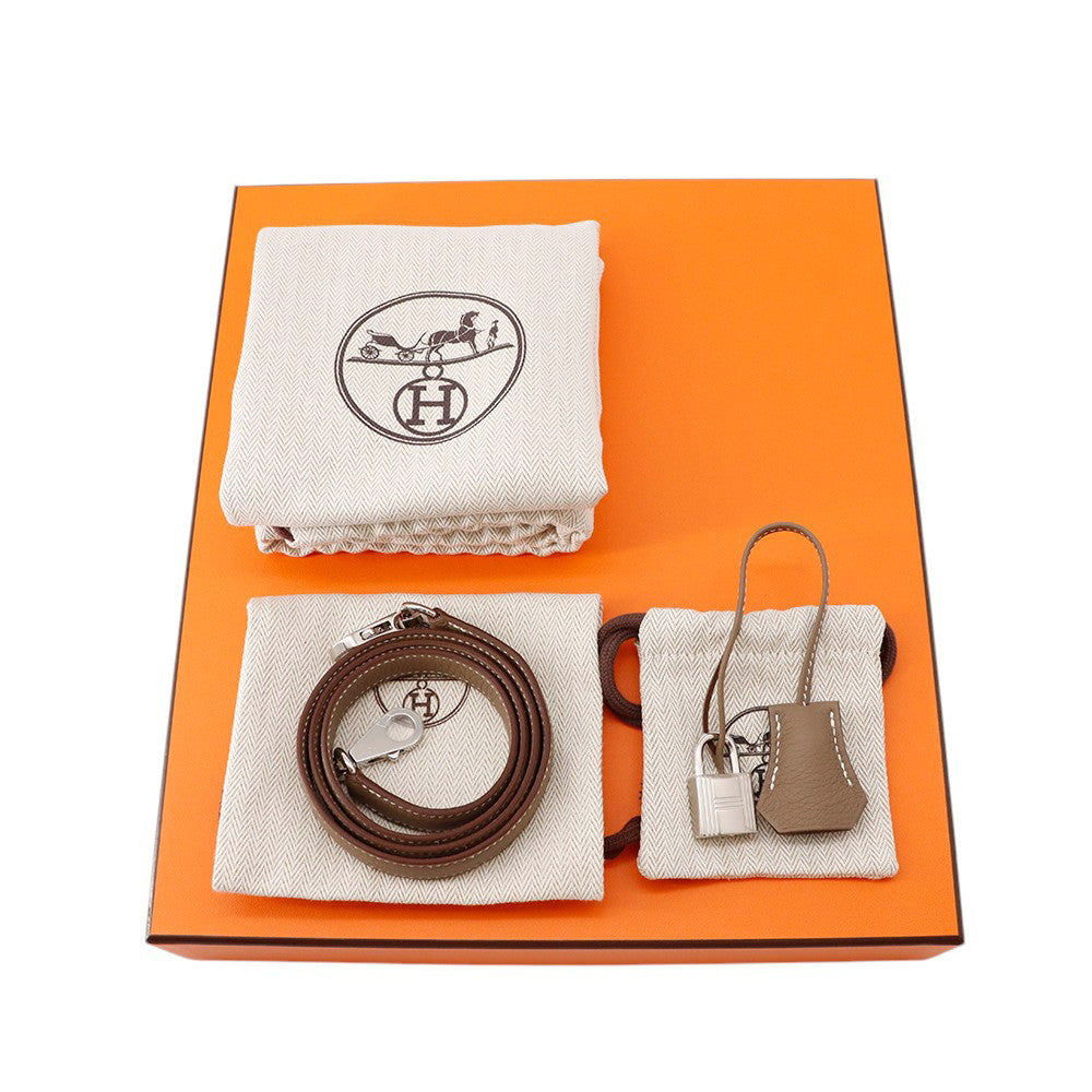 HERMES Kelly Retourne Etoupe Togo Leather Size 25