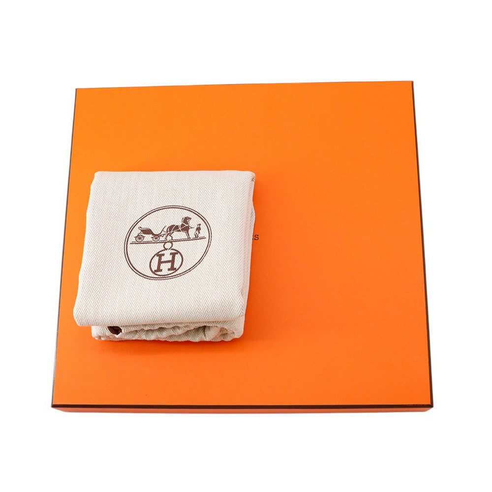 HERMES Plume Ardoise Chevre Myzore Goatskin Size Mini