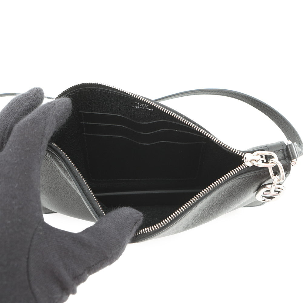 HERMES Zip Ango Chaine d'Ancre To Go Black Evergrain