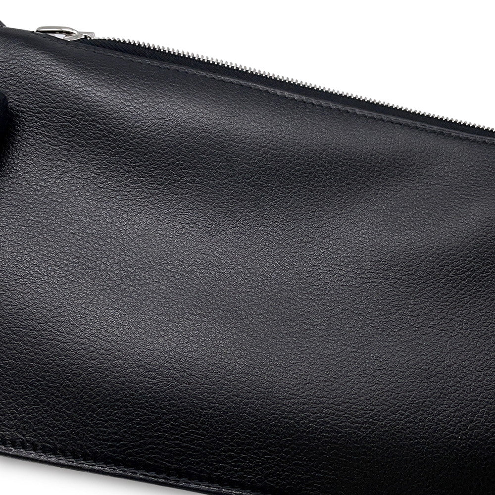 HERMES Zip Ango Chaine d'Ancre To Go Black Evergrain
