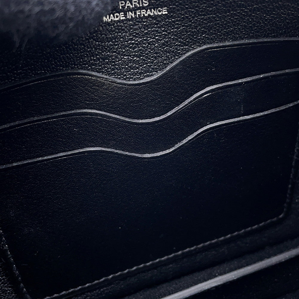 HERMES Zip Ango Chaine d'Ancre To Go Black Evergrain
