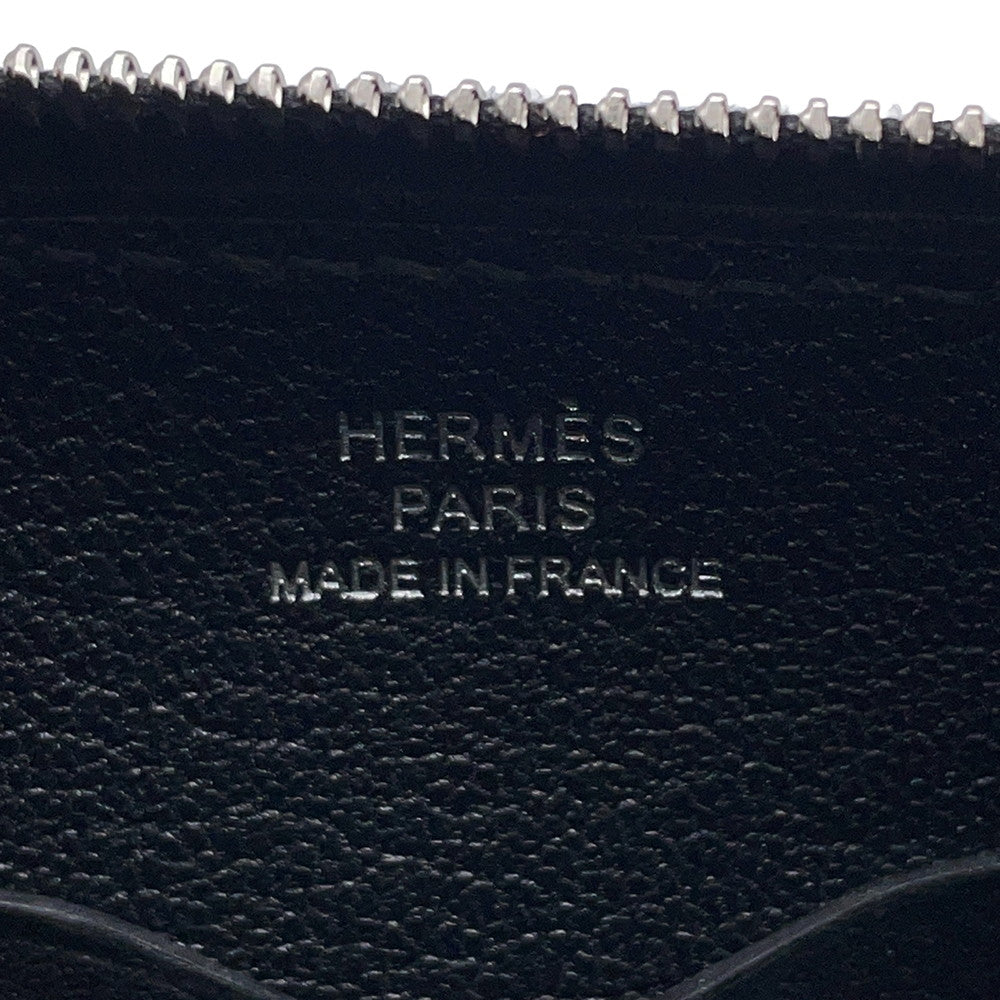 HERMES Zip Ango Chaine d'Ancre To Go Black Evergrain