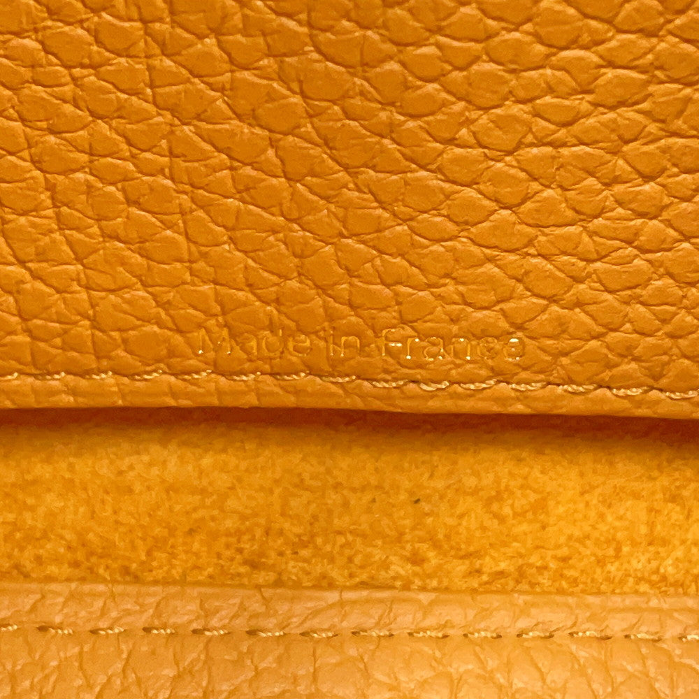 Delvaux Cool box Honey YellowAA0567AQY0AZCDO TaurillonSoft Leather Size Nano