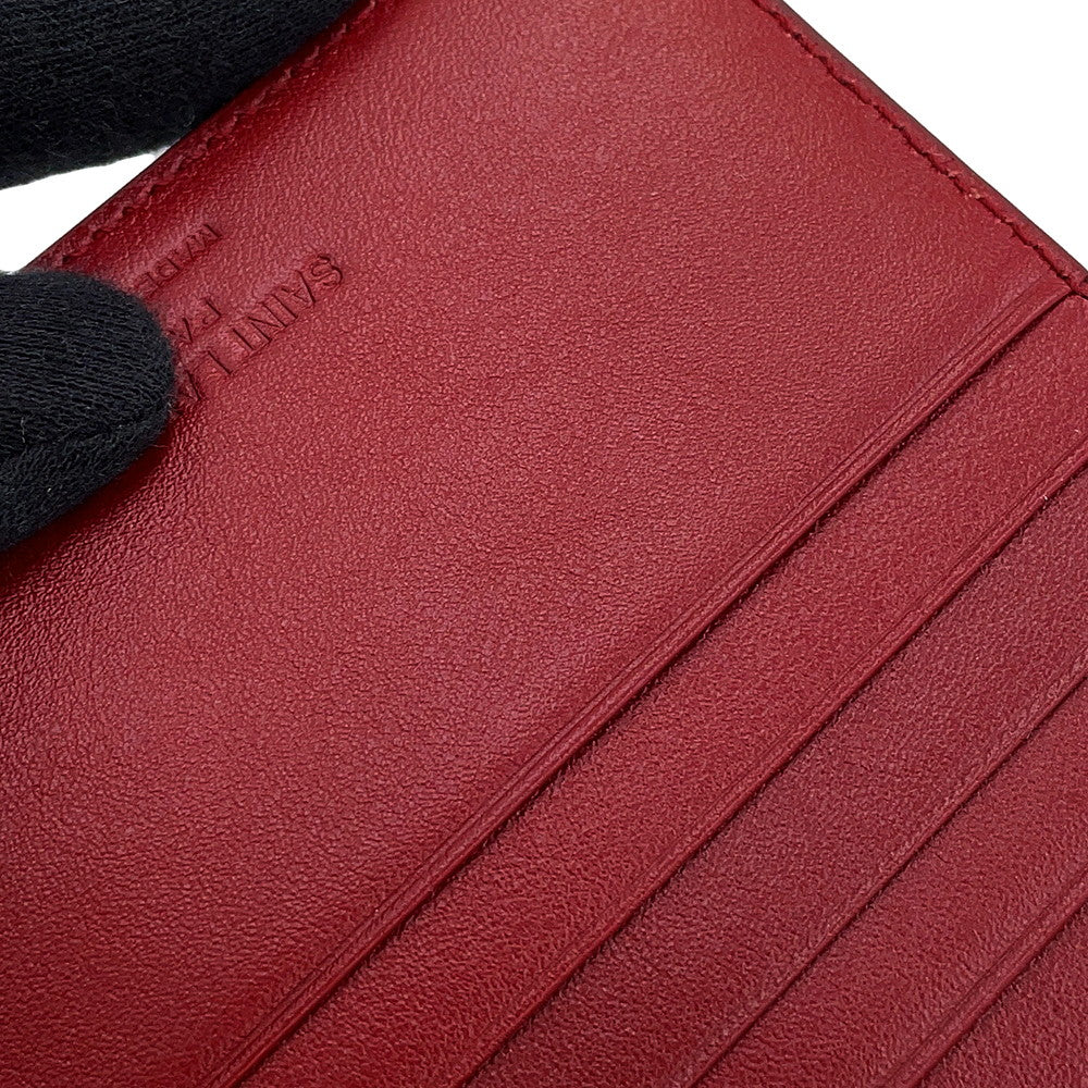 SAINT LAURENT PARIS East / West Wallet Bordeaux396307AAEJ16947 Patent Leather