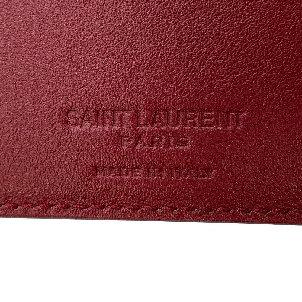 SAINT LAURENT PARIS East / West Wallet Bordeaux396307AAEJ16947 Patent Leather