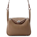 HERMES Lindy Etoupe Taurillon Clemence Size Mini
