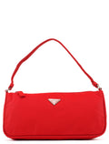Red Tessuto Nylon Mini Hobo Bag