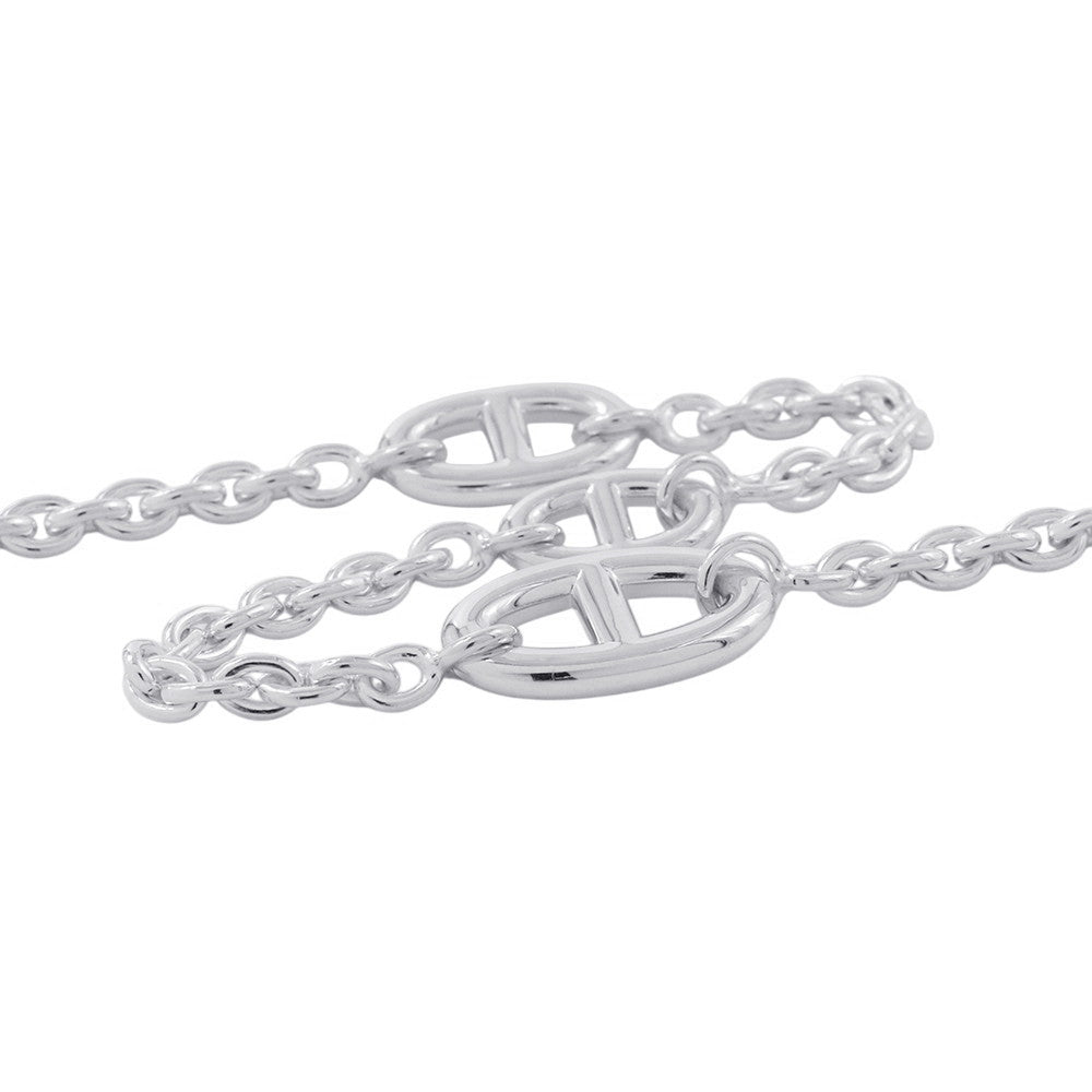 HERMES Chaine d'Ancre Farandole Necklace Size 80 SV925