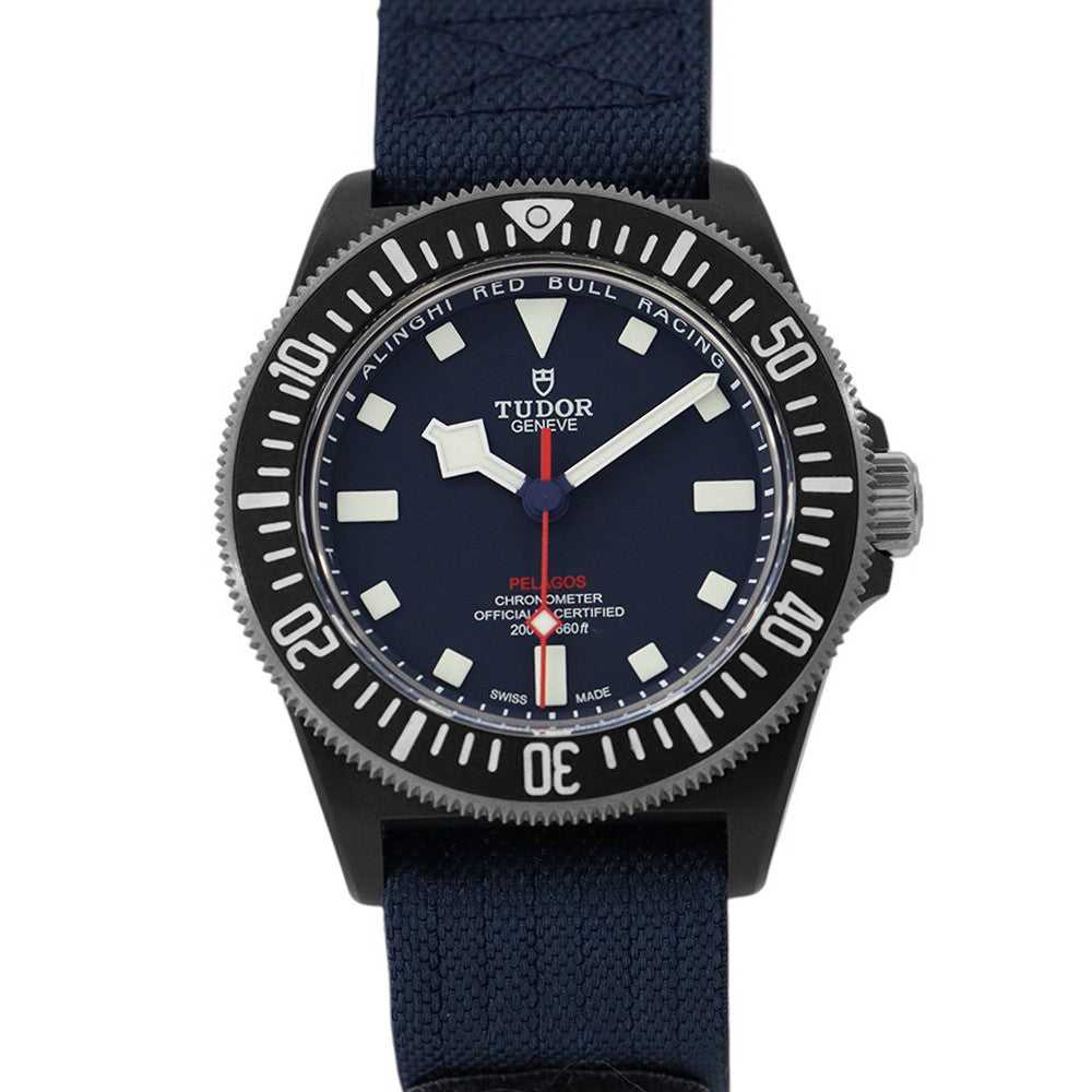 TUDOR Pelagos FXD Alinghi Red Bull Racing W42mm CarbonComposite Fabric Matt blue Dial25707KN