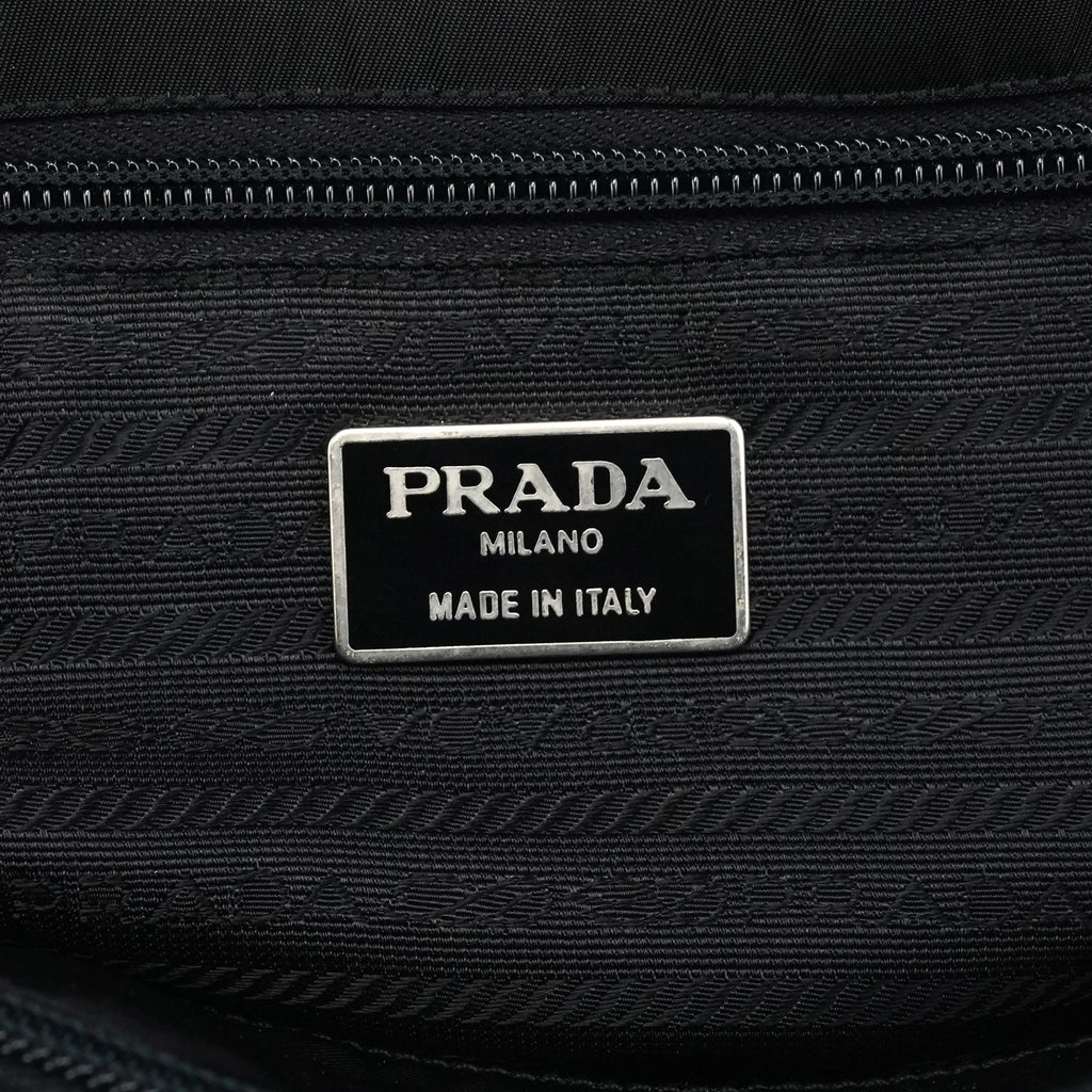 1995 Black Tessuto Nappa Nylon Tote Bag