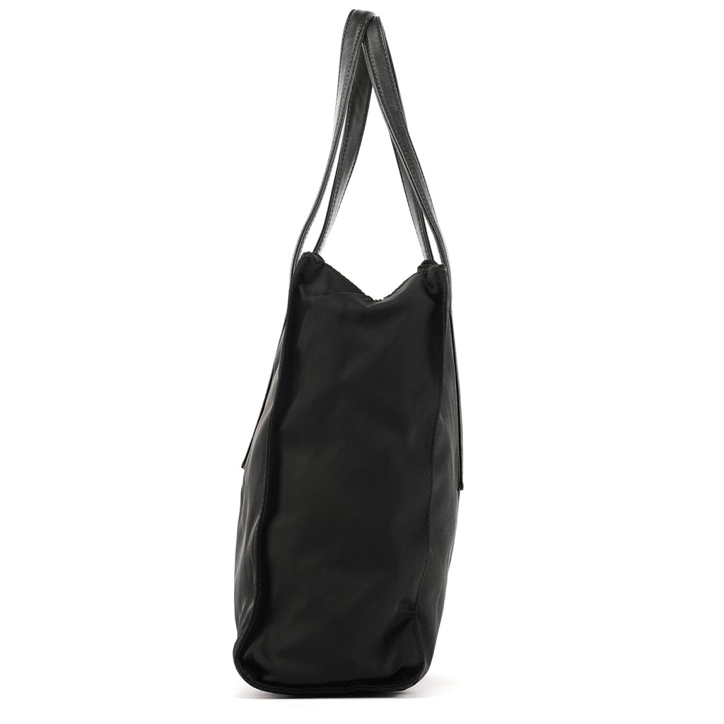 1995 Black Tessuto Nappa Nylon Tote Bag