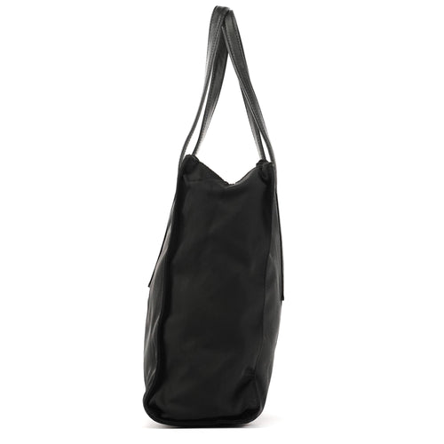 1995 Black Tessuto Nappa Nylon Tote Bag
