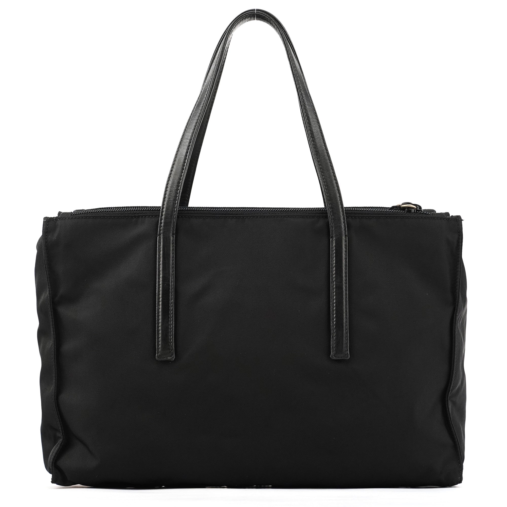 1995 Black Tessuto Nappa Nylon Tote Bag