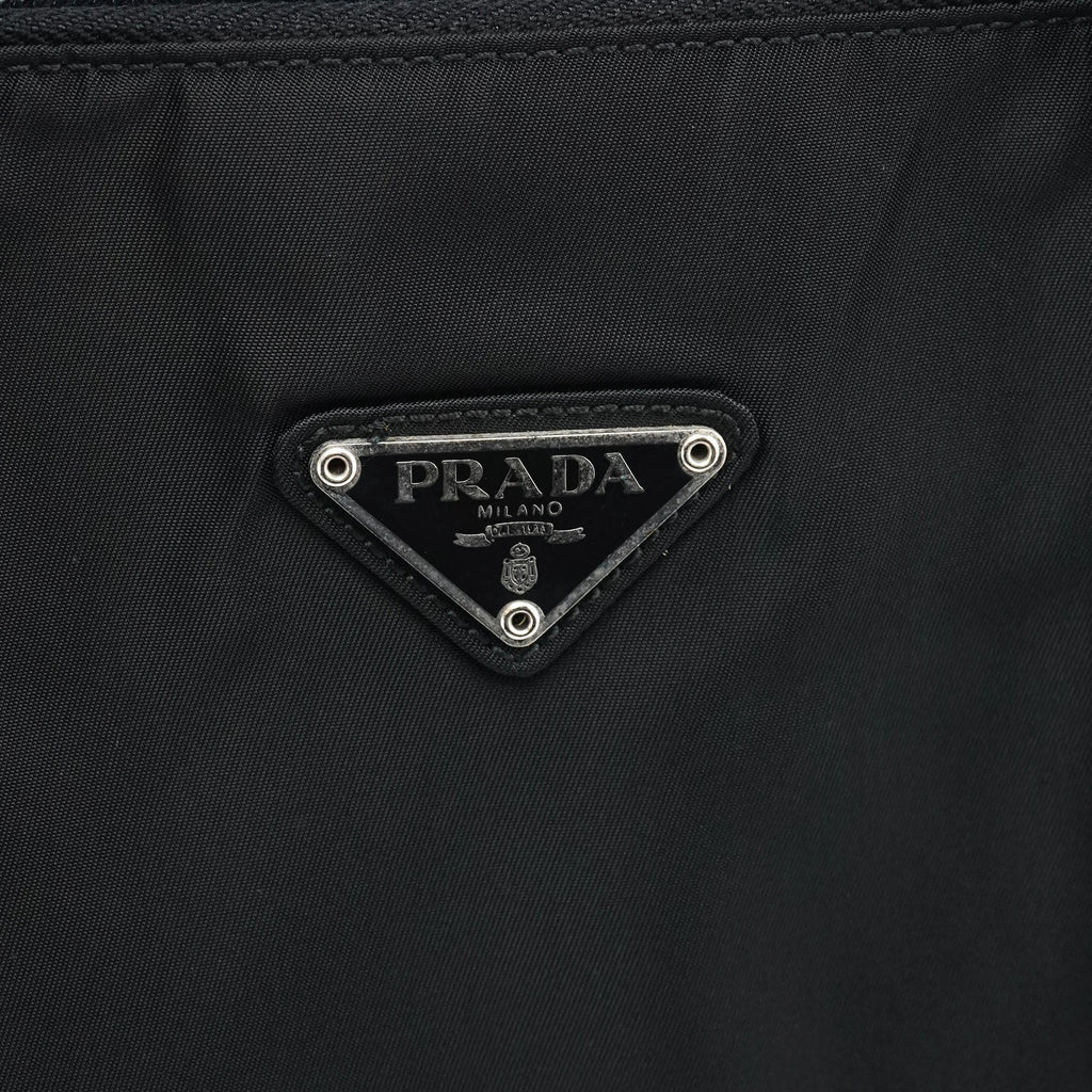 1995 Black Tessuto Nappa Nylon Tote Bag