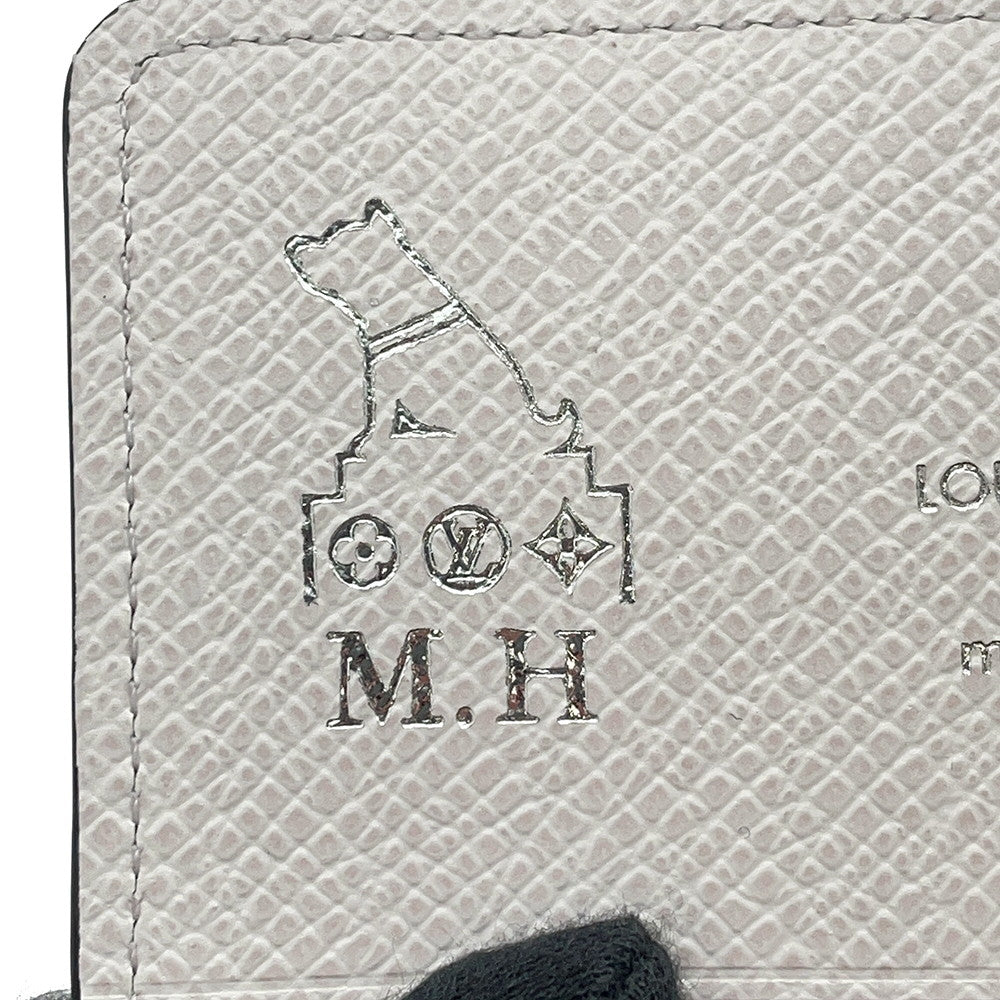 LOUIS VUITTON Card Case Buisiness Card Holder Optic WhiteM14130 Monogram/Taigarama