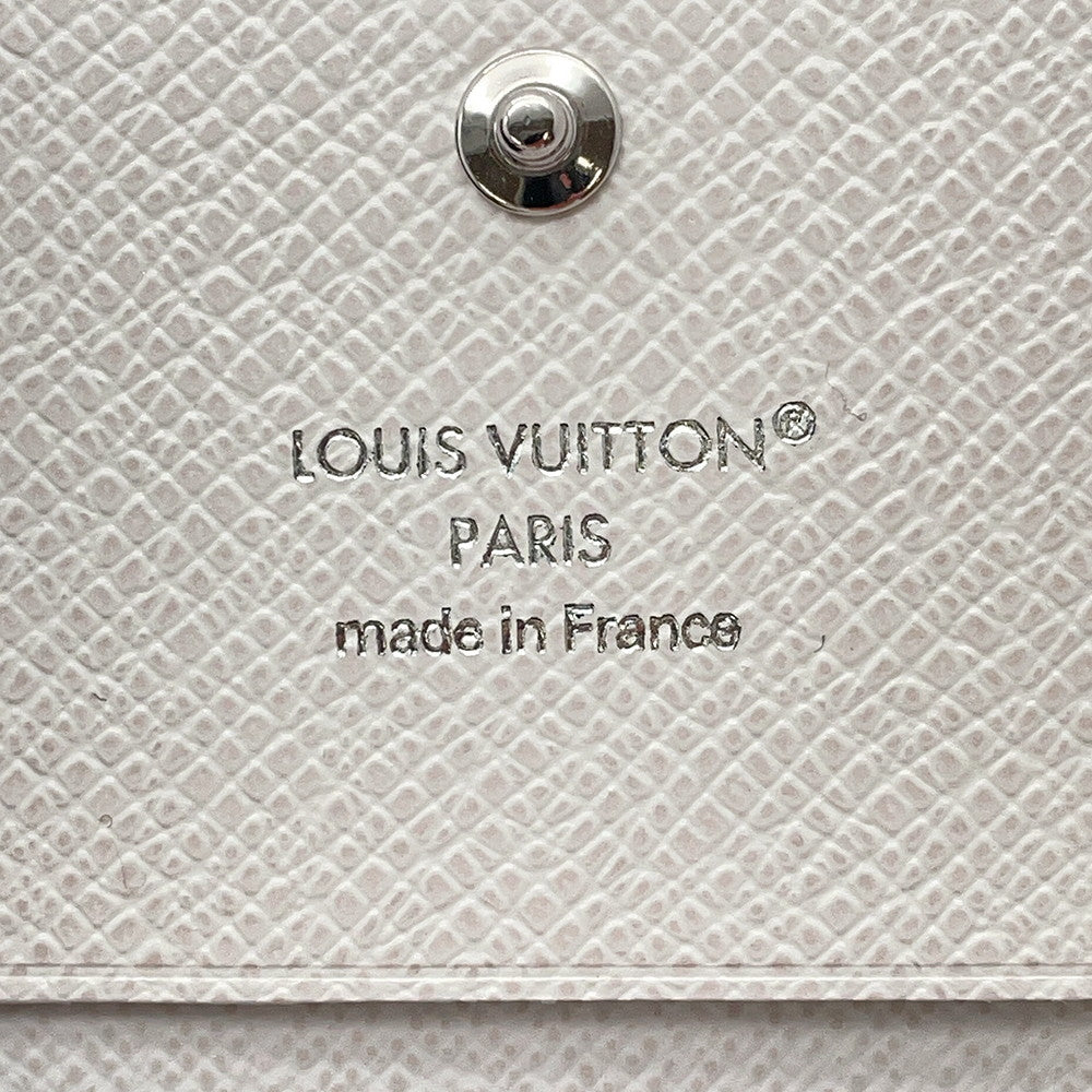 LOUIS VUITTON Card Case Buisiness Card Holder Optic WhiteM14130 Monogram/Taigarama